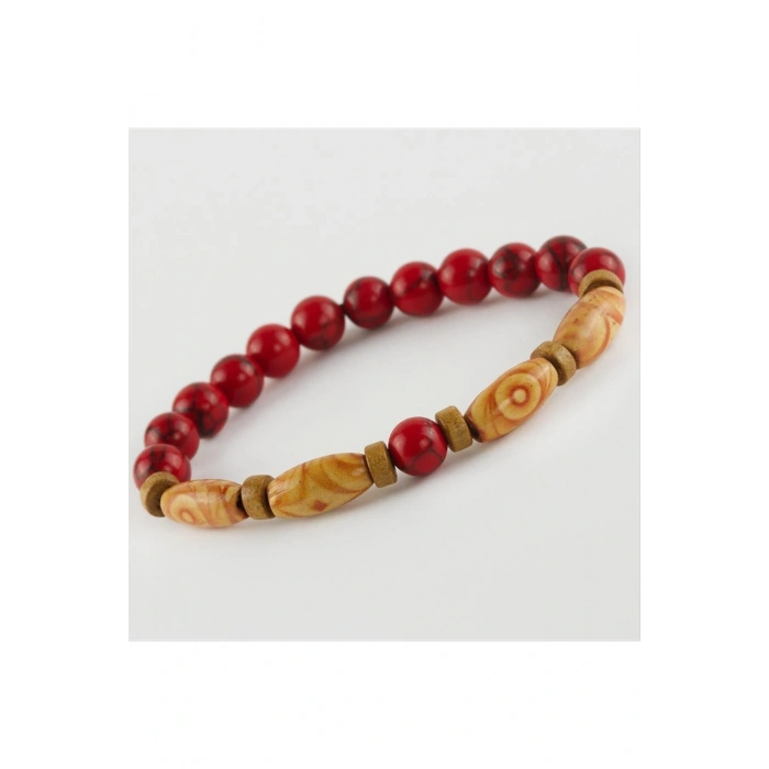 Ceyt Ahşap Trend Yeni Sezon Doğaltaşlı Bileklik