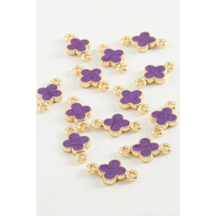 Çiçek Çift Kulplu Mineli Bileklik ve Kolye Ucu Aparatı 1 Adet