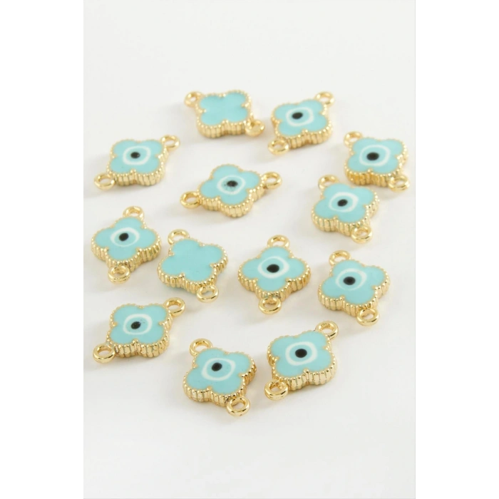 Çiçek Çift Kulplu Mineli Bileklik ve Kolye Ucu Aparatı 1 Adet