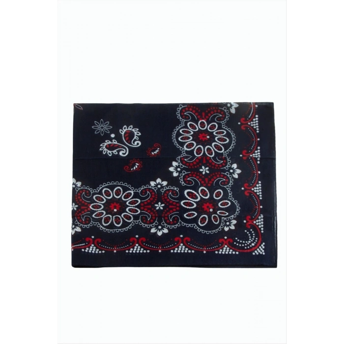 Çiçek Desenli Bandana 50*50