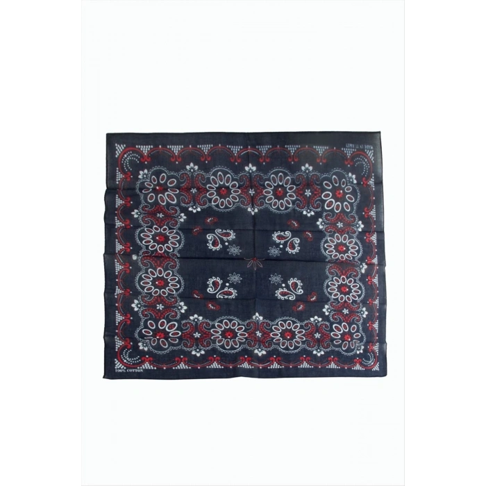 Çiçek Desenli Bandana 50*50