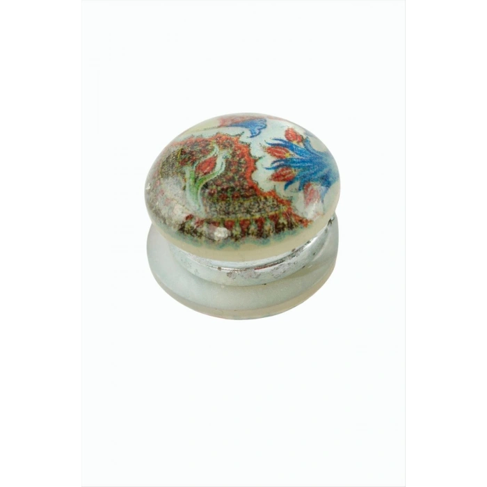 Çiçek Kupa Eşarp Mıknatısı 1 Adet