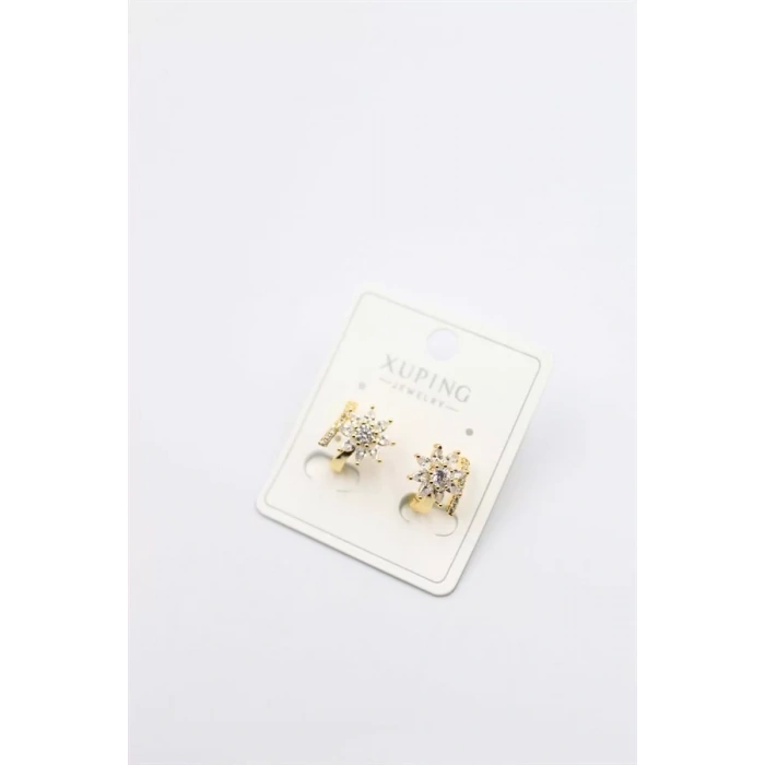 Çiçek Küpe - Altın