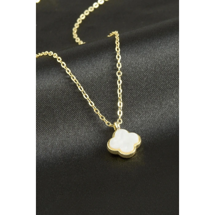 Çiçek Polyester Kolye