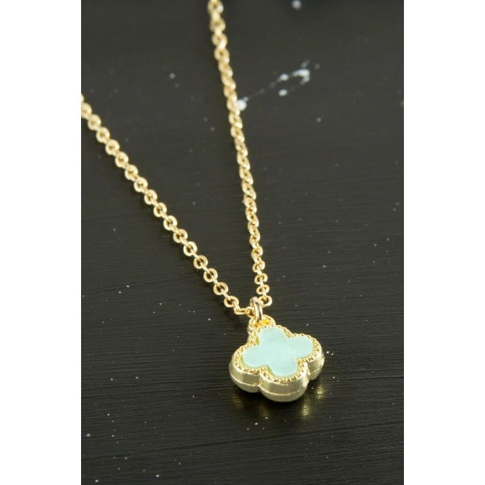 Çiçek Polyester Kolye