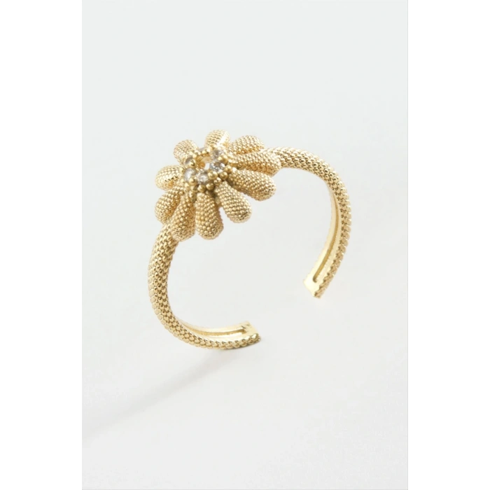 Çiçek Taşlı Yüzük