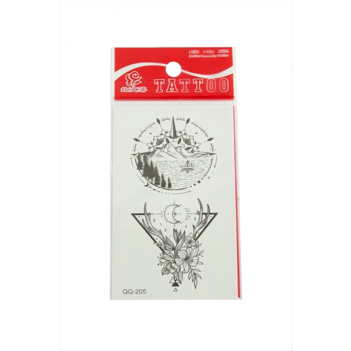 Çiçek Tattoo Dövme Sticker