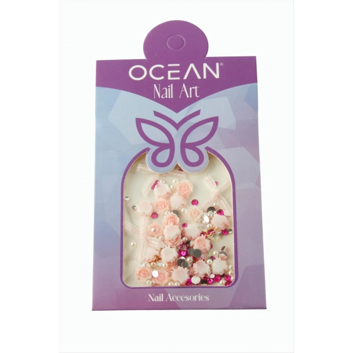 Çiçek Tırnak ve Yüz Süsleme Taşı