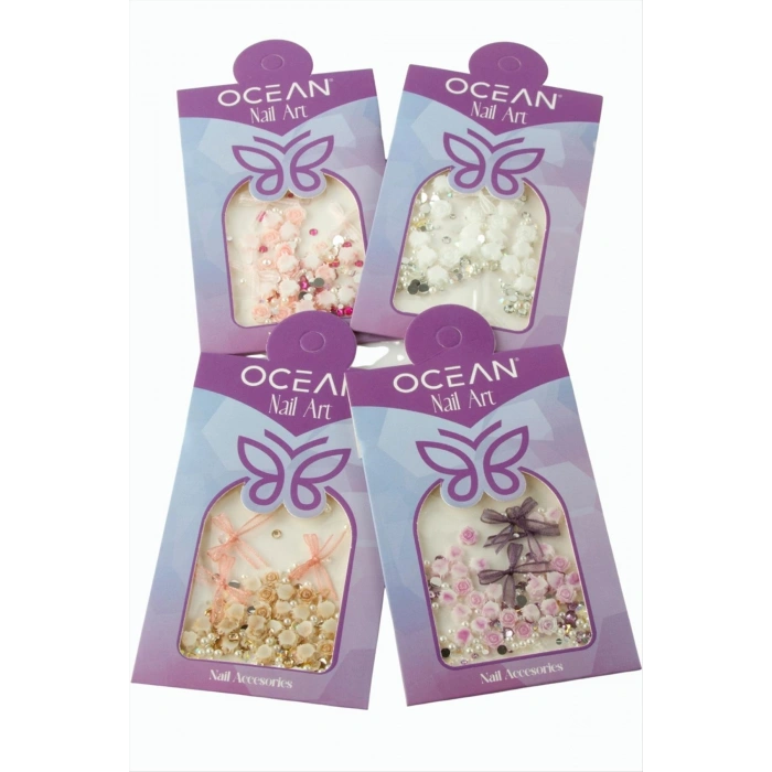 Çiçek Tırnak ve Yüz Süsleme Taşı