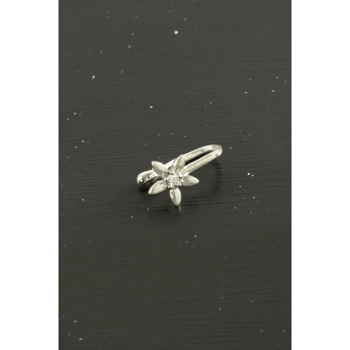 Çiçek Tragus Zirkon Taşlı Piercing 1 Adet