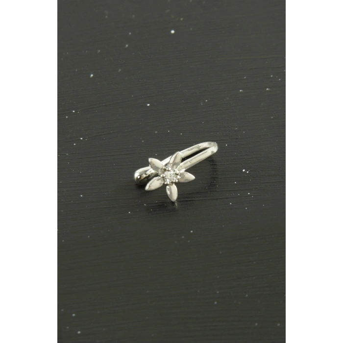 Çiçek Tragus Zirkon Taşlı Piercing 1 Adet