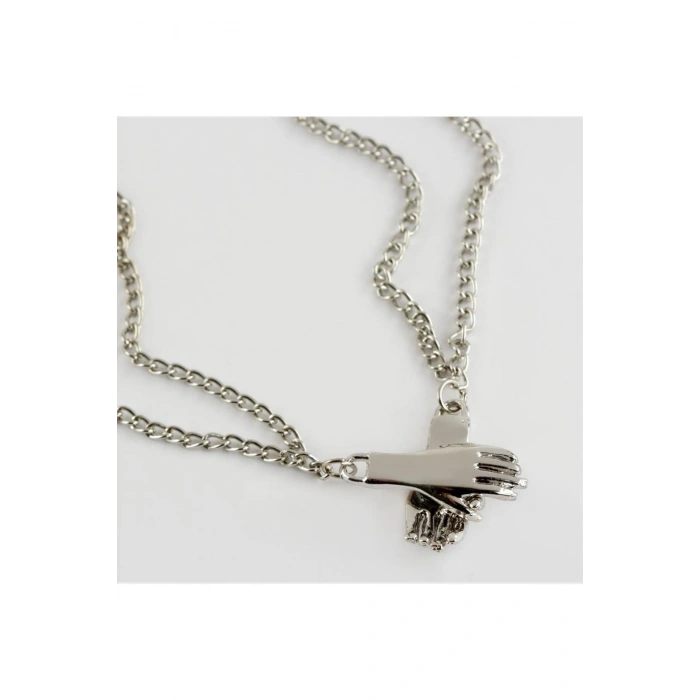 Çift El Figürlü Kolye