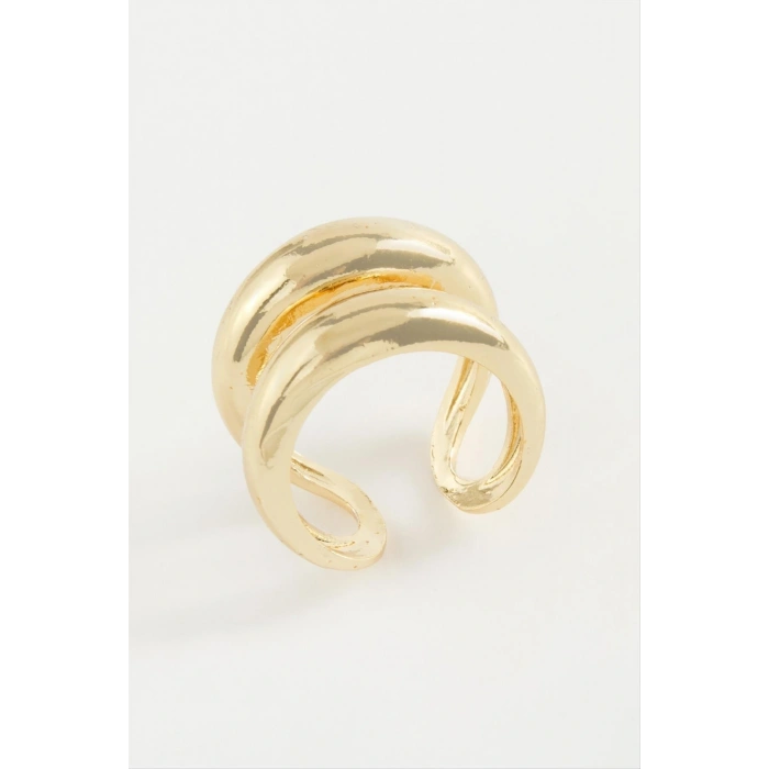 Çift Halka Metal Yüzük