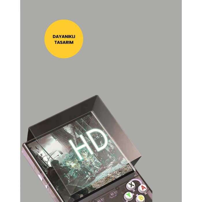 Çift Joystickli Retro Oyun Konsolu 2500mAh Bataryalı