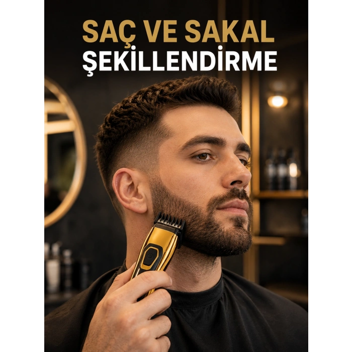 Çift Kademeli Güç Modlu Kablosuz Kişisel Bakım Seti