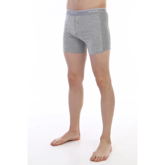 Çift Kaplan 880 Elastanlı Erkek  Boxer