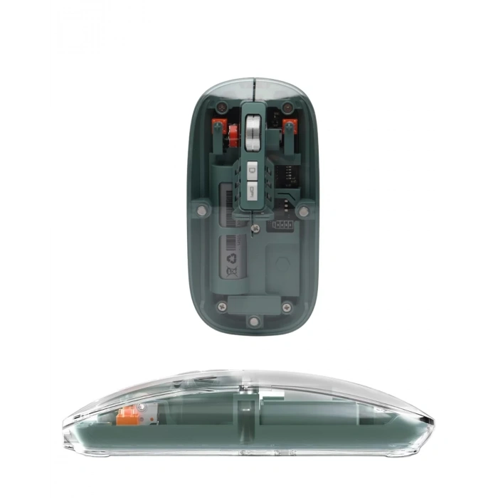 Çift Mod Bağlantılı Kablosuz Mouse Bluetooth Ve Usb Alıcılı Yeni Nesil