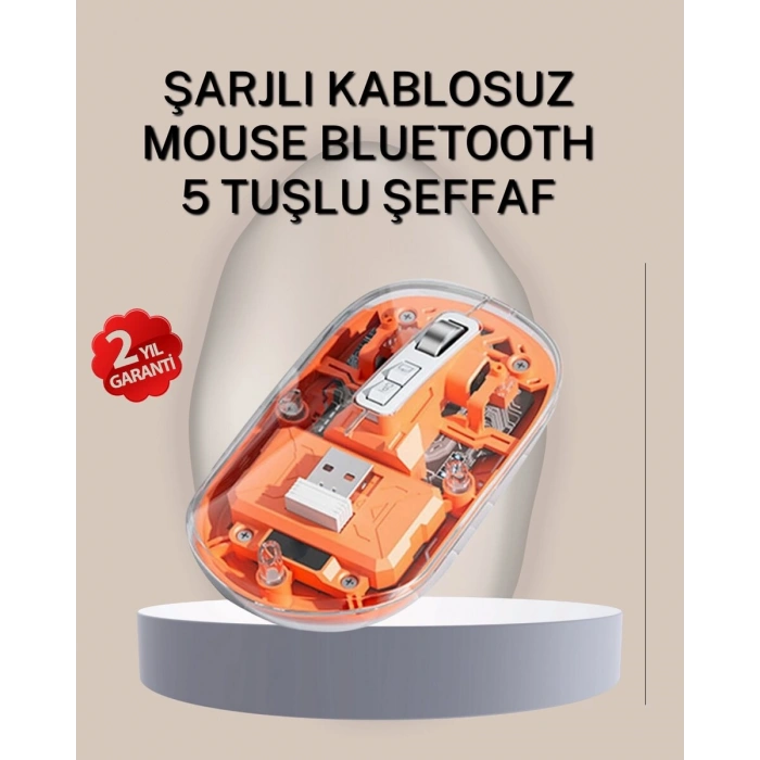Çift Modlu Fare – Usb Alıcılı Ve Bluetooth Bağlantılı