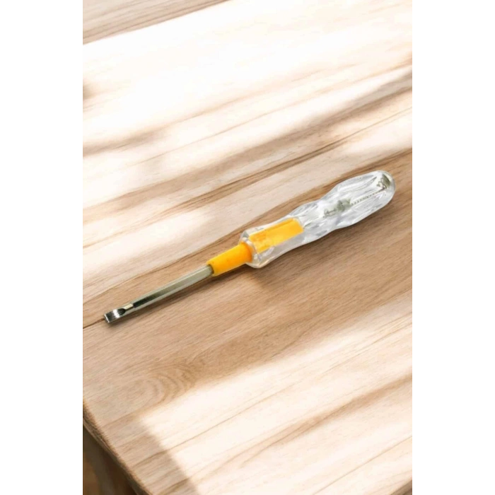 Çift Taraflı Elektrik Kontrol Kalemi Şeffaf Tornavida