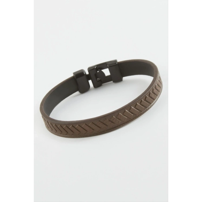 Çizgili Kaliteli Suni Deri Bileklik