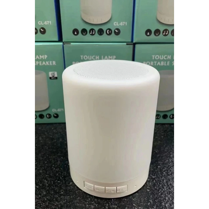 CL-671 Şarjlı Dokunmatik Gece Lambalı Bluetooth Hoparlör