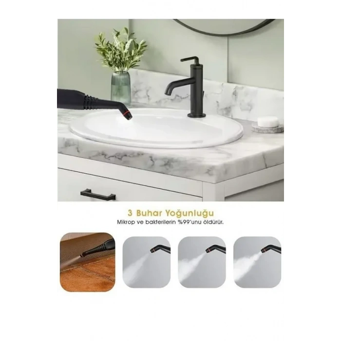 Classen Smart Çok Fonksiyonlu Güçlü Buharlı Temizleyici Makinesi (4887)