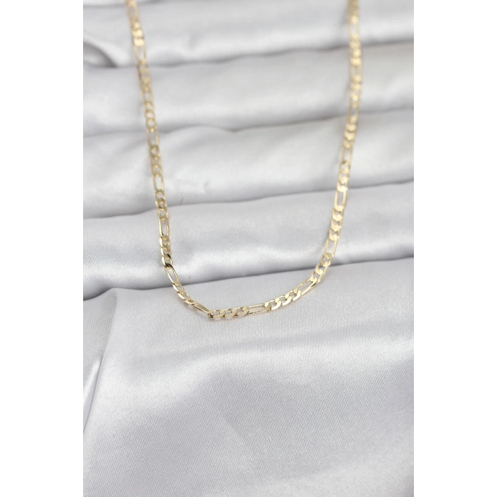 CM 14K Gold Renk İnce Kuşgözü Zincir Model 60 cm Kadın Kolye - TJ-BKO10978