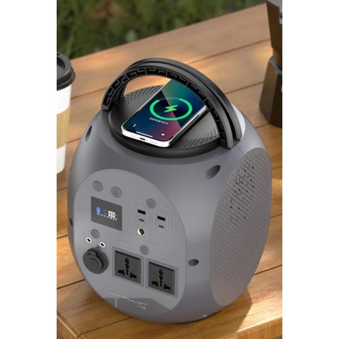 CN08 Powerbank 600W 180.000 mAh Kamp Şarj 45W PD - Gri