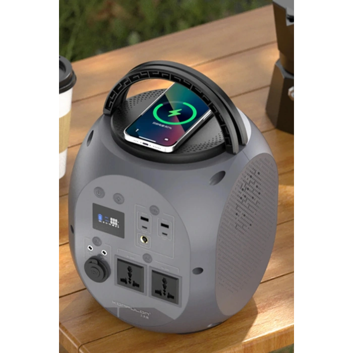 CN09 Powerbank 1000W 270.000 mAh Kamp Şarj 45W PD - Gri