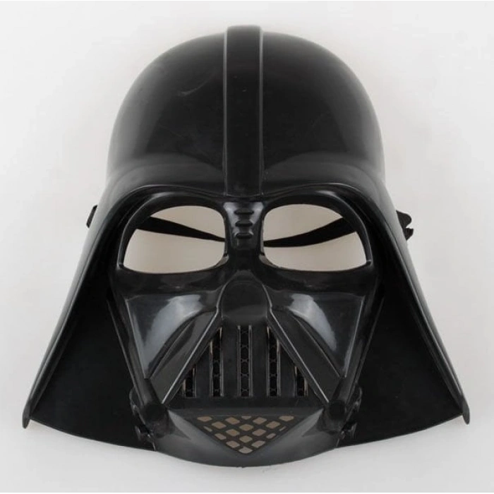 Çocuk Boy Yıldız Savaşları Star Wars Darth Vader Maskesi ve 90 cm Pelerin Seti Siyah