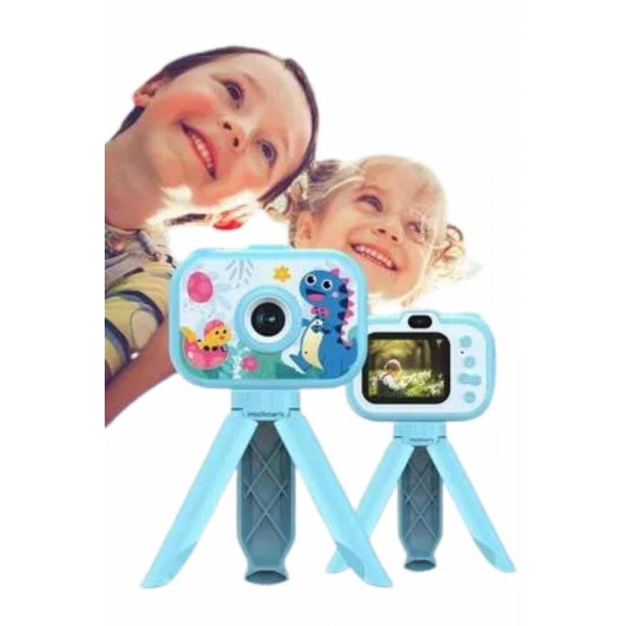 Çocuk Için Eğitici Video Kamera Ayaklı Mini Fotoğraf Makinesi
