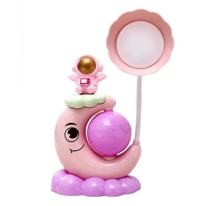 Çocuk Odası Ay Ve Astronot Desenli Gece Lambası