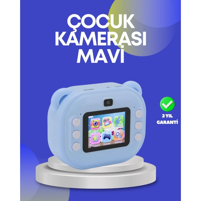 Çocuk Şipşak Kamera – 24MP HD Çift Lensli Termal Baskı Teknolojili