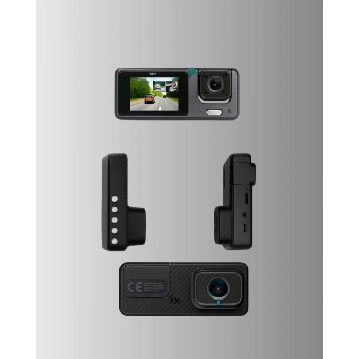 Çok Açılı Araç İçi Dvr | Ön İç Arka Kamera Döngü Video Kaydı