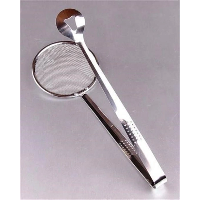 Çok Amaçlı Süzgeçli Paslanmaz Metal Haşlama Ve Kızartma Maşası (4887)