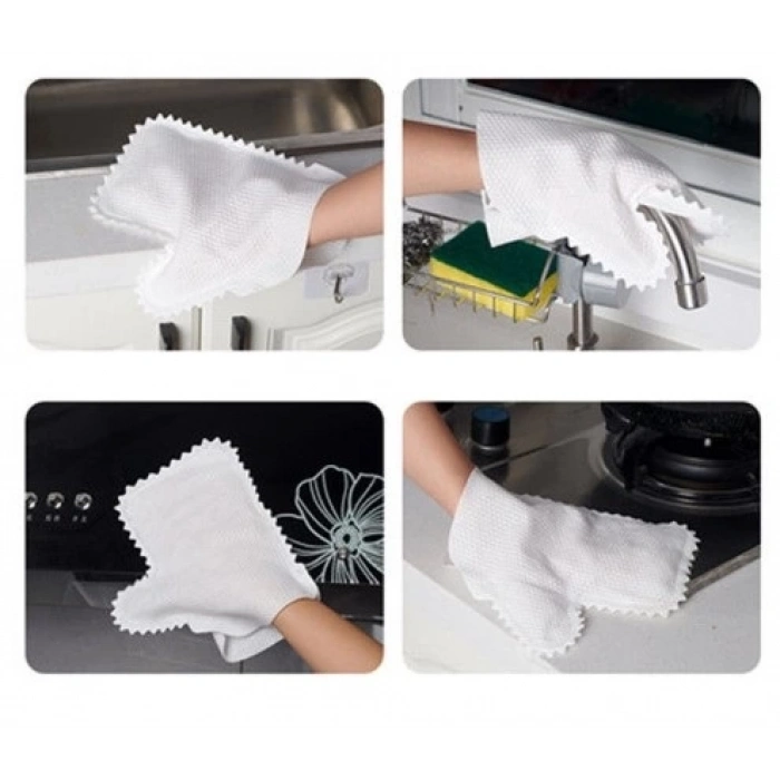 Çok Amaçlı Temizlik Eldiveni Toz Alma Bezi 10 Adet (4887)