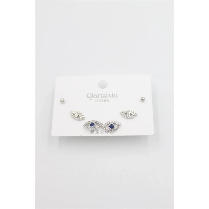 Çoklu Set Küpe - Gümüş