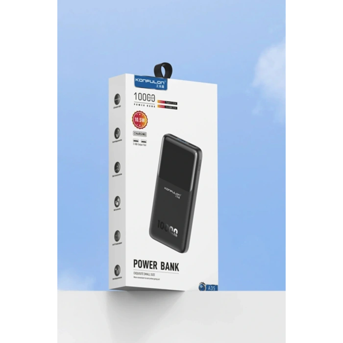 A35 10.000 mAh 15W Mini Powerbank - Beyaz