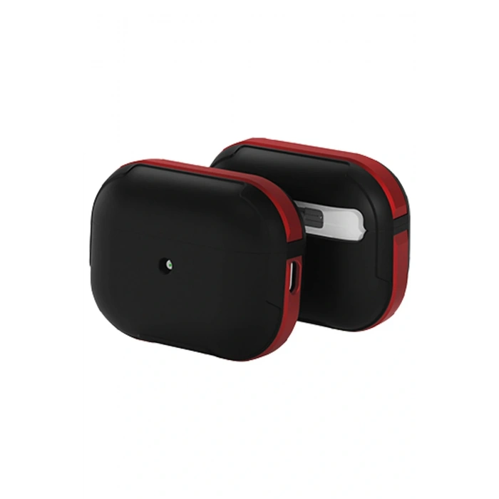 Airpods 3 (3.nesil) MO-A8 Armor Kılıf - Kırmızı