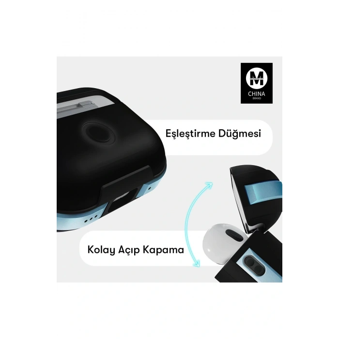 Airpods 3 (3.nesil) MO-A8 Armor Kılıf - Siyah