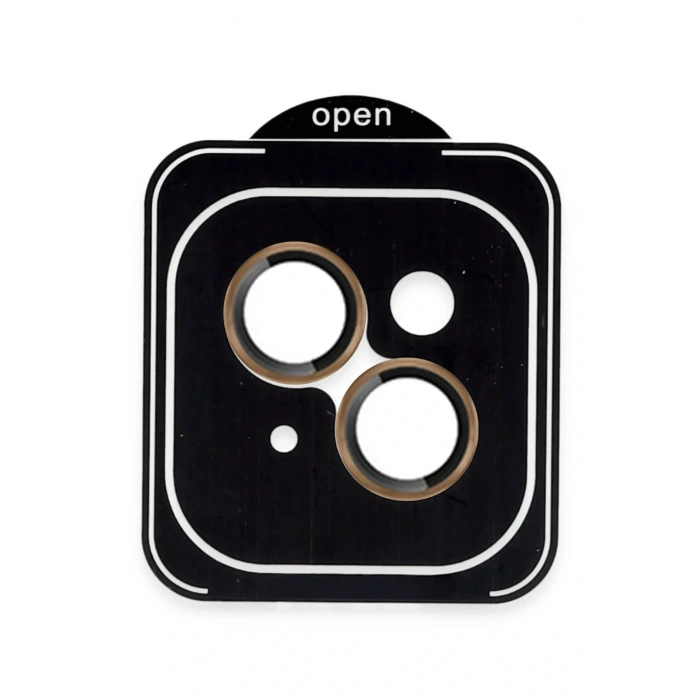 Apple iPhone 13 PVD Metal Kamera Lens - Gold