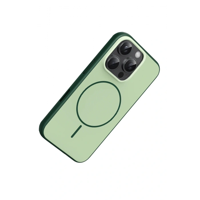 Apple iPhone 16 Pro Max Neva Magsafe Kapak - Koyu Yeşil