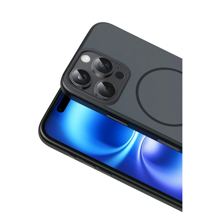 Apple iPhone 16 Pro Max Neva Magsafe Kapak - Siyah