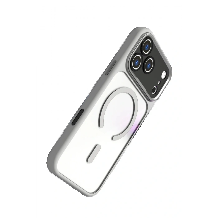 Apple iPhone 17 Pro Hazar Magsafe Kapak - Gri