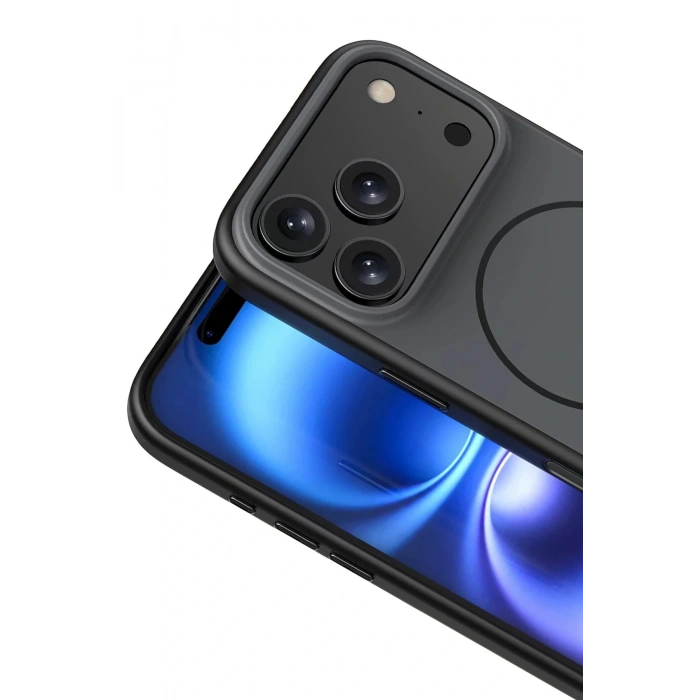 Apple iPhone 17 Pro Max Neva Magsafe Kapak - Siyah