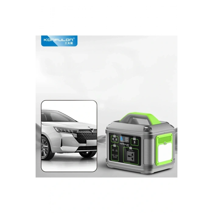 CN05 Powerbank 600W 128.000 mAh Kamp Şarj 60W PD - Siyah