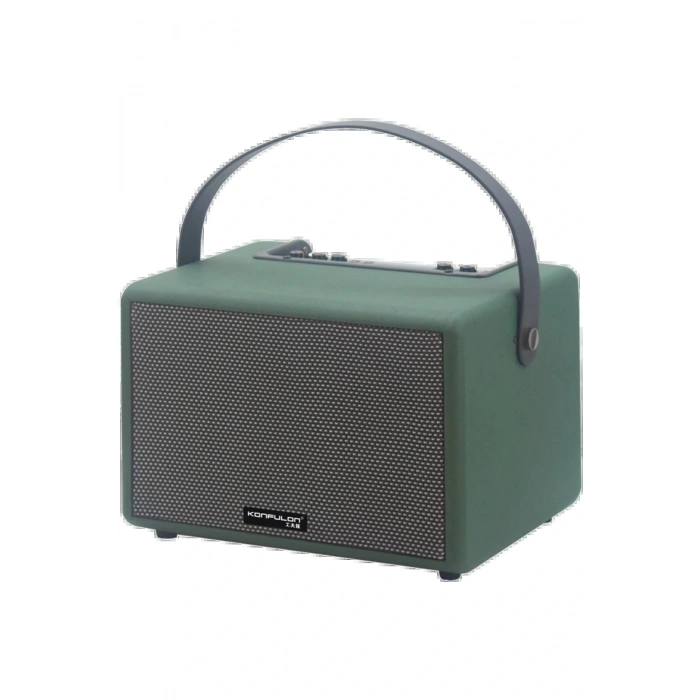 F31 50W Sürücülü 2 Adet Mikrofonlu BT 5.2 Kablosuz Hoparlör - Yeşil