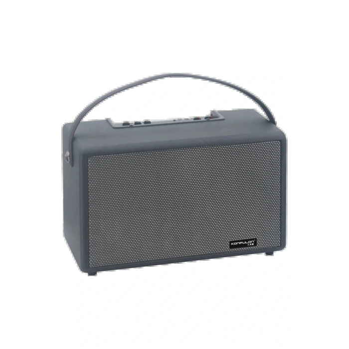 F32 2x50W Sürücülü 2 Adet Mikrofonlu BT 5.2 Kablosuz Hoparlör - Siyah