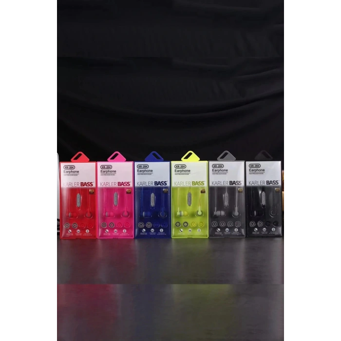 KR-204 Kablolu Kulaklık - Lacivert