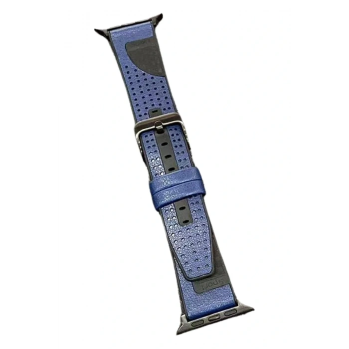 Watch 45mm Buff Deri Kordon - Lacivert